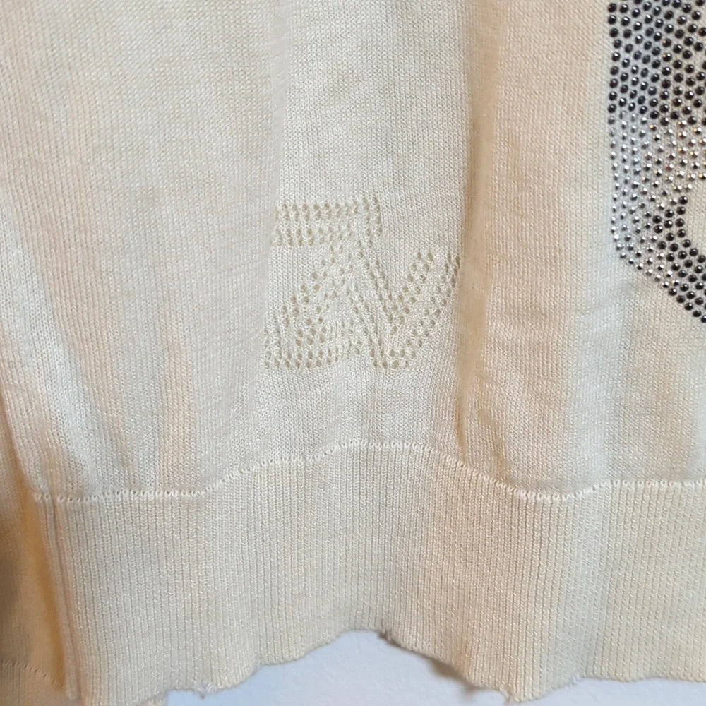 Zadig & Voltaire Miss Camo Skull Embellished Rhinestone Pullover Sweater Medium - Picture 7 of 11